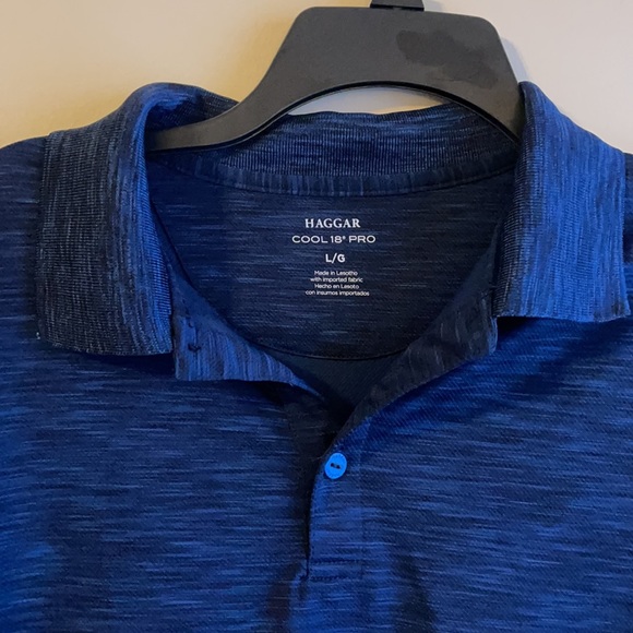 Haggar Mens Cool 18 Pro Polo Shirt 